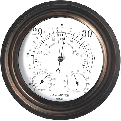 3 in 1 thermometer measurement of atmospheric pressure 20 cm moisture measurement weather resort.. DIAYTAR NIGERIA brings the marketplace home to you with affordable prices and delivery in 5-8 days.