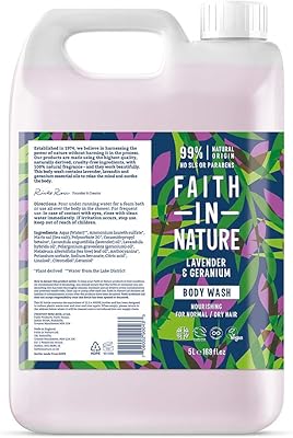 Faith in Nature Cleaning for the natural body with lavender and geranium.. DIAYTAR NIGERIA bridges the gap between desire and affordability with nationwide delivery in under 8 days.