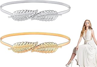 Metal leaf chain belt for women fine and stretch elastic belt.. DIAYTAR NIGERIA delivers more than products - we deliver affordable shopping satisfaction nationwide.