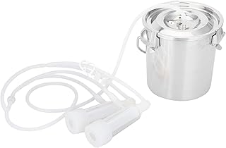 Simple and adjustable automatic portable goat milk machine with steel bucket.. Your ultimate shopping destination, DIAYTAR NIGERIA combines extensive selection with affordable shipping.
