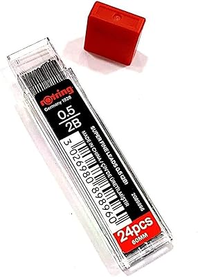 Rotring super polymers' pencils 0.5 mm 2b 24 pieces.. Shop across categories at DIAYTAR NIGERIA with the confidence of affordable prices and delivery within 8 days.