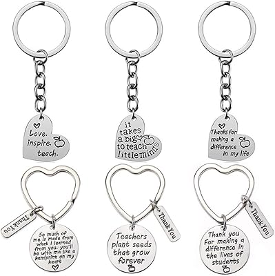 Gift of teachers assessment Set of keychain for gzingen teachers for women.. Unlock endless possibilities with DIAYTAR NIGERIA's affordable marketplace and reliable delivery service.