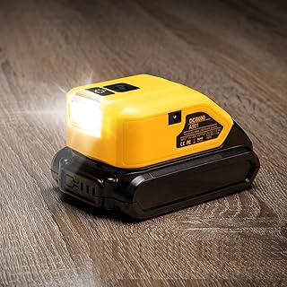 TPDL battery adapter for USB DEWALT charger, lithium -ion battery 18V XR DCB090 with USB C & DC port and LED work lamp - 12V 2A power charger for lithium battery Dewalt 20v 18v Max.. DIAYTAR NIGERIA transforms dreams into deliveries with our affordable prices and 5-8 day shipping.