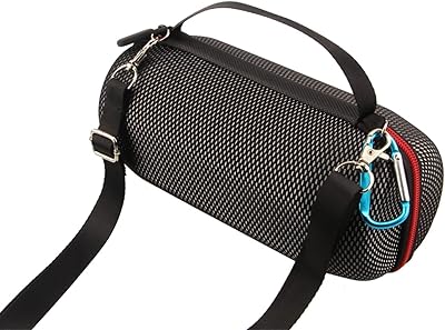 Kadir Rigid transport case in EVA for JBL Plus 4, Protective transport case for Waterproof Bluetooth speaker JBL Plus 4 with pocket for charger adapter (woven mesh).. DIAYTAR NIGERIA: Where shopping dreams become reality with budget-friendly prices and prompt delivery.