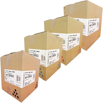 Set of standard yield cartridges Ricoh Savin MP C8002.. DIAYTAR NIGERIA: Where value meets variety with reliable nationwide delivery in under 8 days.