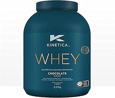 Kinetica Lactoserum protein powder, chocolate flavor, 2.27 kg, 22 g of protein per portion, 76 portions of lactrum protein from Irish cows fed herb, miscible with excellent taste.. Everything you want, delivered fast — DIAYTAR Nigeria does it better.