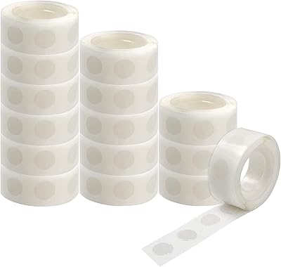 2000 pieces of removable transparent glue for balloons, double -sided adhesive tape for festive or wedding decoration, 20 rolls.. DIAYTAR NIGERIA delivers on convenience and affordability with our reliable nationwide shipping.