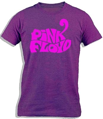 Pink Floyd cotton t-shirt | Rock group | Pink Floyd pink logo with big letters | Music group for men by Icabron.. DIAYTAR NIGERIA transforms desires into deliveries with our affordable prices and dependable shipping.
