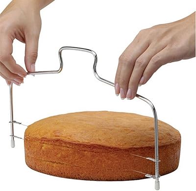 Professional tool adjustable to cut bread and cupcakes, two stainless steel wires to cut cakes and bread.. Discover a new way to shop with DIAYTAR NIGERIA's comprehensive marketplace and quick delivery options.