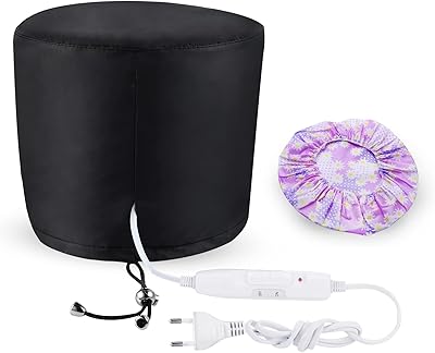Thermal Bonnet for Depth Package For Hair - Thermal Steam Heating Cap for the treatment of black African hair hair natural African hair care for domestic use with 2 temperature control modes - Black.. DIAYTAR Nigeria — the online store where variety meets value.
