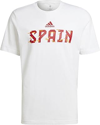 Adidas T-shirt for men from the FIFA World Cup 2022tm Spain, White, S.. Transform your online shopping experience with DIAYTAR NIGERIA's affordable and diverse marketplace.