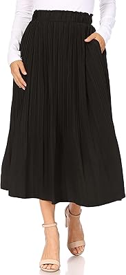 Mid-long pleated skirts for women with pockets, high elastic and large size skirt, summer skirts mode 2023.. Your ideal shopping companion, DIAYTAR NIGERIA offers unmatched variety with delivery within a week.