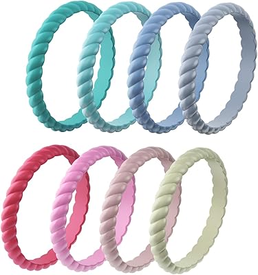 Silicone wedding ring for women, women's rings, women's wedding rings, silicone rings, rubber ring for women, stackable rings, set of alliances.. Affordable convenience is here — shop DIAYTAR Nigeria today.