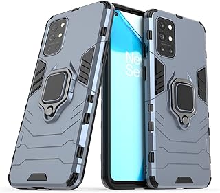 Robust double -layer protective shell compatible with OnePlus 9R 5G with metal ring and crutch (works with car magnetic support) (navy blue).. Your digital shopping companion, DIAYTAR NIGERIA offers exceptional value with delivery in less than 8 days.