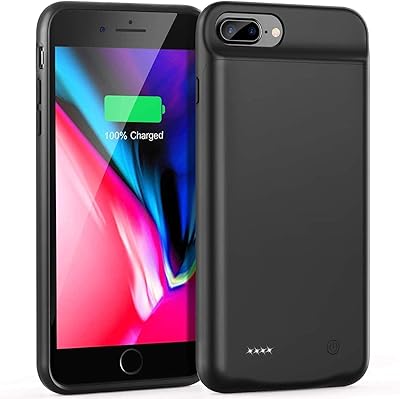 HRX battery shell for iPhone 6 Plus/6s/Plus/7 Plus/8 Plus (4000 mAh), External intelligent loading case, portable battery loading case, power bank (only) (5.5 inch) - Black.. Your digital shopping companion, DIAYTAR NIGERIA offers unmatched value with nationwide shipping.