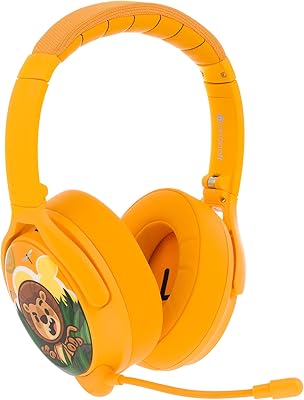 Bluetooth headset with active noise reduction cosmos buddyphones+ for children - foldable wireless helmet with pole microphone, 24 -hour autonomy, sun yellow.. DIAYTAR NIGERIA: Bringing quality products to every Nigerian with affordable nationwide delivery.