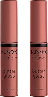 Nyx Professional Makeup Butter Gloss, non -sticky lip shiny, praline, duo pack.. Your everyday shopping companion, DIAYTAR NIGERIA offers unbeatable value with nationwide delivery.