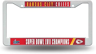 Rico Industries Kansas City Chiefs 2023 Super Bowl Champions 12 "x 6" car frame.. DIAYTAR NIGERIA transforms online retail with our affordable platform and dependable shipping service.