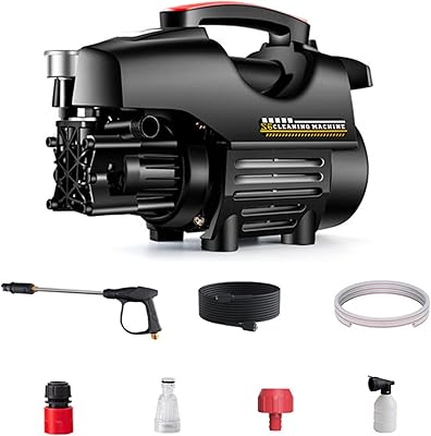 Light and powerful high pressure cleaner of 2,200 watts with water pressure of 3,190 psi, water consumption of 3.96 gpm, rotary nozzle, double tank system, high bar pressure to wash the house, the car, the motorcycle and the garden.. Unlock endless possibilities with DIAYTAR NIGERIA's affordable marketplace and reliable delivery service.