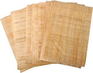 20 Egyptian papyrus papers for artistic and school projects 8 x 12 "(20 x 30 cm) + 1 reference gift.. Discover shopping reimagined with DIAYTAR NIGERIA's extensive catalog and 5-8 day delivery service.