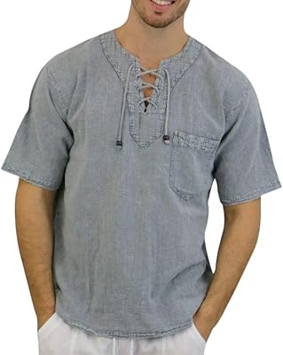 White shirt for men 100% pure cotton hippie shirt High yoga beach.. Experience the ease of digital shopping with DIAYTAR NIGERIA's affordable and diverse marketplace.