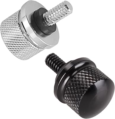 Aluminum Darcity saddle bolt for Harley Davidson Sportster and other models, 1/4 "screw cap with quick installation - 20 (1 black + 1 silver).. Experience the satisfaction of affordable shopping with DIAYTAR NIGERIA's nationwide 5-8 day delivery.