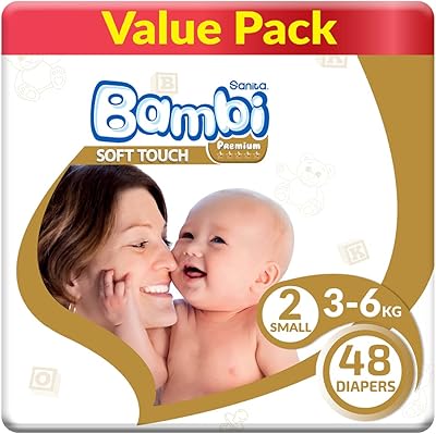 Sanita bambi economic pack, size 2 small (3-6 kg) - 48 layers.. Your shopping dreams realized through DIAYTAR NIGERIA's affordable platform with reliable delivery times.