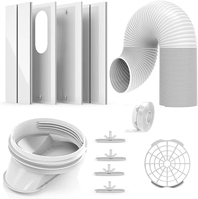 ESDS portable air conditioner window kit with 59 -inch exhaust pipe for sliding.. Your shopping aspirations fulfilled at DIAYTAR NIGERIA with competitive prices and reliable delivery.
