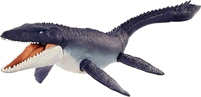 Dinosaur figurine Mosasaurus Dominion Jurassic World Dominion 29 "high, mobile articulations, physical and digital game, toy for 4 years and more.. DIAYTAR NIGERIA delivers value, variety, and convenience with our nationwide 5-8 day shipping.