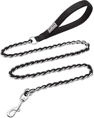Leave for anti-Mastication dogs for medium and large dogs, leaving 4-foot solid anti-motors, soft and comfortable padded handle, black 3.0.. Save time and money with DIAYTAR Nigeria’s online store.