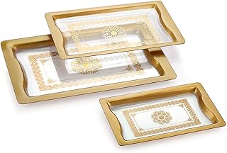 Set of acrylic platforms Topaz 84001 3 pieces (S, M, L) 28.36.43 cm.. Shop without boundaries at DIAYTAR NIGERIA, offering affordable products with convenient delivery times.