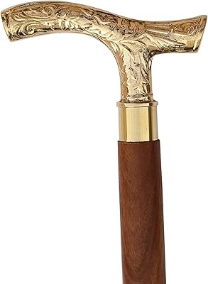 Ajoni walking sticks for men, women and elderly, beautiful wooden stick with 36 -inch foldable nickel handle.. Transform your shopping experience with DIAYTAR NIGERIA's vast product selection delivered at unbeatable prices.
