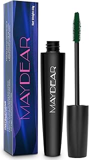 Maydear waterproof color mascara, long-lasting mascara, anti-stain, bulky and charming, several colors available-dark green.. Shop efficiently with DIAYTAR NIGERIA, offering thousands of products at unbeatable prices delivered promptly.