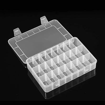 Delfino plastic storage box with adjustable separators.. Your complete e-commerce solution, DIAYTAR NIGERIA offers variety and value with nationwide shipping.