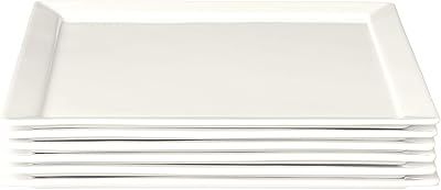 By fortssa fortaluxe superwhite tavola in vitrified porcelain, set of plates, square 12 ", lot of 6, white.. DIAYTAR NIGERIA: Empowering Nigerians with access to affordable products and reliable 5-8 day delivery.