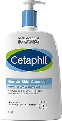 Soft cleaner for cetaphil skin, 1 liter, face and body cleaner, for normal to dry to dry skin, with niacinamide and glycerin, without soap.. Transform your shopping experience with DIAYTAR NIGERIA's vast product selection delivered at unbeatable prices.