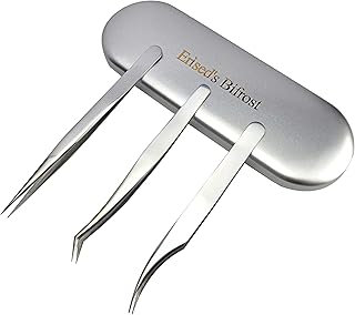 Eriz bifrost stainless steel eyelash pliers, best precision set, black dots, professional beauty kit, contact lenses, fish edges.. Explore fashion, tech, home goods, and more on DIAYTAR Nigeria — always affordable, always fast.
