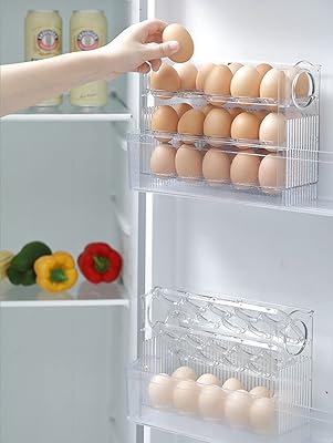 Triangular chef at 30 grids for refrigerator, 3-layer egg storage container for refrigerator and egg organizer for refrigerator doors, large capacity refrigerator organizer (transparent).. DIAYTAR NIGERIA: Where affordability meets reliability with thousands of products delivered promptly.