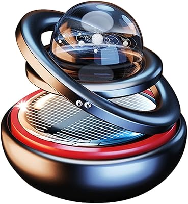Hardy solar energy car deodorant, rotating decoration accessories for car interior (black + red).. DIAYTAR NIGERIA: Your trusted marketplace that combines variety, affordability and reliable shipping.