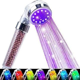Knyson hand shower head, high pressure filter shower head, 7 colors automatically, no required battery, hand shower head, spa shower nozzle.. DIAYTAR NIGERIA: Your partner in affordable shopping with nationwide delivery in just 5-8 days.