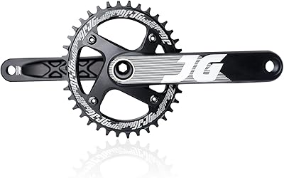Mountain bike pedals JGBIKE Square conical 170 mm 104 BCD with chain and bolts.. DIAYTAR Nigeria offers the perfect blend of affordability and efficiency. Shop now and get your products delivered between 5 and 8 days nationwide.