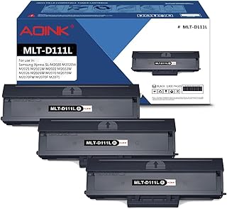 Aqink 3-Pack (1800 pages) D1111L MLT-D111S M2022 replacement toner cartridges compatible with Samsung.. Browse, shop, and receive — DIAYTAR Nigeria keeps it simple.