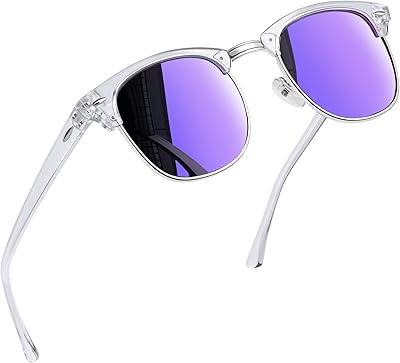 Classic polarized sunglasses with half-advice for men and women, polarized sunglasses with UV protection.. DIAYTAR NIGERIA: Bringing affordable shopping solutions with a diverse product catalog delivered nationwide.