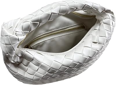 HOBO Bag in imitation leather for women for women, woven shoulder bag, casual pocket, dumpling bag.. Click, pay, receive — DIAYTAR Nigeria makes online shopping seamless.