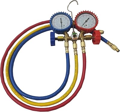 JRANGELP Set of collector gauges AC Gauge from Fréon Diagnostic Car Kit Automobile with pipes.. DIAYTAR NIGERIA makes quality accessible with low prices and reliable 5-8 day nationwide delivery.