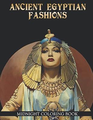Coloring book on ancient Egyptian fashion of midnight: pages to color in fashion in the ancient world on a black background, decorated with elaborate patterns to relieve the stress of adults.. Nigeria's most loved e-commerce platform delivers affordable shopping solutions to your doorstep.