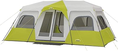 Core instant cabin tent for 12 people | 3 -room family tent with storage pockets for camping accessories | Large portable retractable tent for a camp installation in 2 minutes.. Transform your online shopping experience with DIAYTAR NIGERIA's affordable and diverse marketplace.