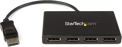 Multi -screen STARTECH.com 4 Ports adapter - Displayport distributor 1.2 MST - 4 x 1080p - Displayport video distributor for Office mode extended on Windows PC only - DP screens to DP DP (MSTDP124DP).. Shop with ease at DIAYTAR NIGERIA and enjoy our extensive product range delivered at affordable rates.