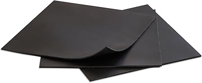Solid Matinex, black neoprene rubber sheets, black, 6 "x 6" x 1/16 "(package of 3) for plumbing joints for insulation of DIY pipes, support sealing levels and protect the bumper insulation.. Unlock a world of affordable products with DIAYTAR NIGERIA's expansive e-commerce platform.