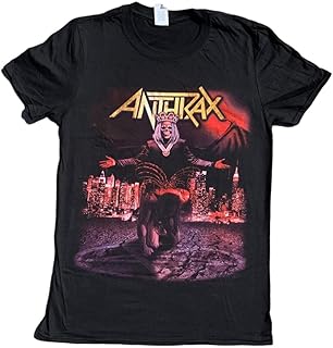 T-shirt Anthrax Official Tour Merch World Tour 2019 Europe Brazil graphic t-shirt under license.. DIAYTAR NIGERIA delivers more than products - we deliver affordable solutions within days.